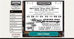 Desktop Screenshot of championshoe.biz