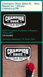 Mobile Screenshot of championshoe.biz